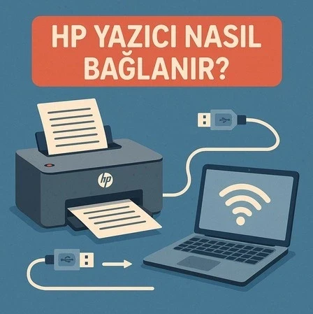 HP YAZICI NASIL BAĞLANIR?