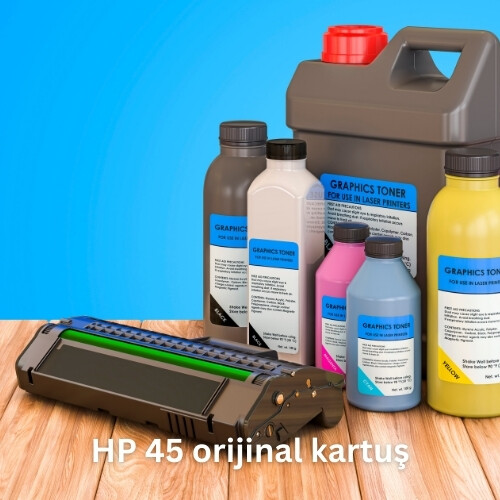 HP 45 Orijinal Kartuş: Kesintisiz ve Kaliteli Baskı Çözümü