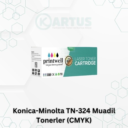 Konica-Minolta TN-324 Muadil Tonerler (CMYK)