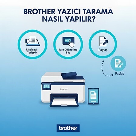 BROTHER YAZICI TARAMA NASIL YAPILIR?