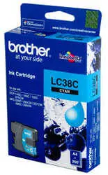 Brother LC38-LC980 Cyan Original Cartridge - 1