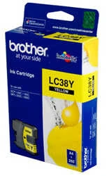 Brother LC38-LC980 Sarı Orijinal Kartuş - Brother