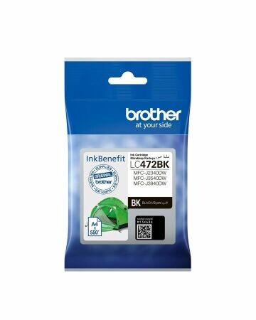 Brother - Brother LC472BK Siyah Orijinal Kartuş