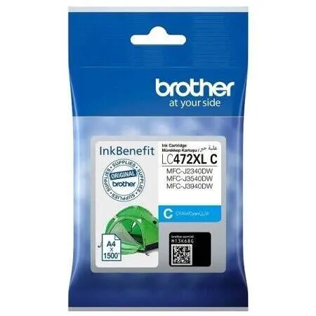 Brother LC472XL C Cyan Original Cartridge - Brother