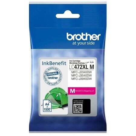 Brother - Brother LC472XL M Kırmızı Orijinal Kartuş