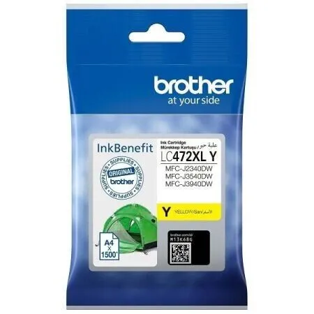 Brother LC472XL Y Sarı Orijinal Kartuş - Brother