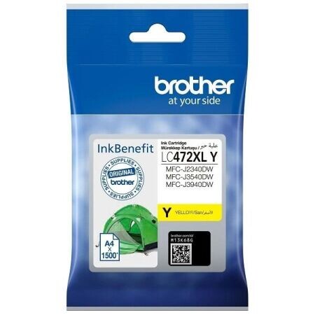 Brother - Brother LC472XL Y Sarı Orijinal Kartuş