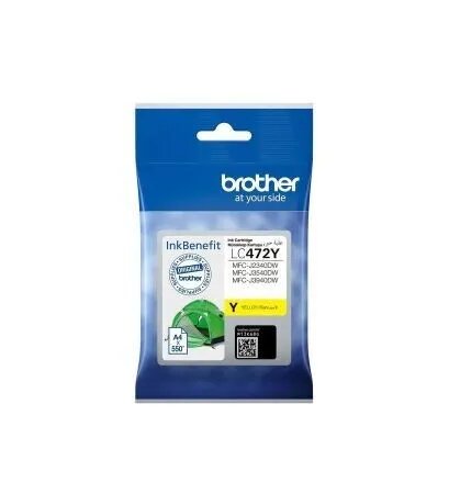 Brother LC472Y Sarı Orijinal Kartuş - Brother