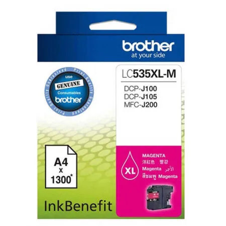 Brother LC535XL Kırmızı Orijinal Kartuş - 1