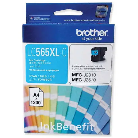 Brother LC565XL Mavi Orijinal Kartuş - 1