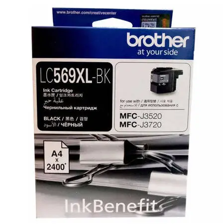 Brother LC569XL Siyah Orijinal Kartuş - 1