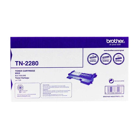 Brother TN-2280 Original High Yield Black Toner Cartridge - 1