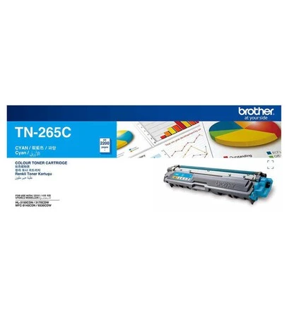 Brother TN-265 Original High Yield Blue Toner Cartridge - 1