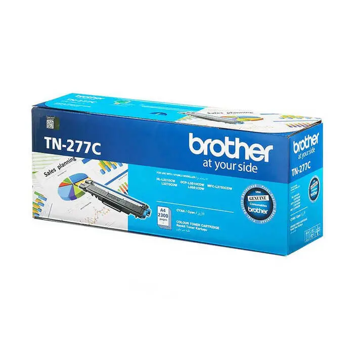 Brother TN-277 Original High Yield Blue Toner Cartridge - 1