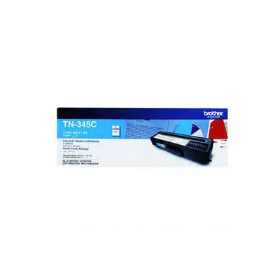 Brother TN-345 Original High Yield Blue Toner Cartridge - 1