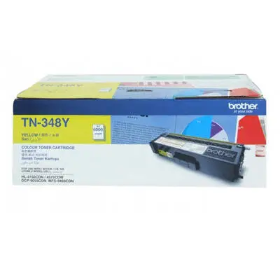 Brother TN-348 Original Extra High Yield Yellow Toner Cartridge - 1