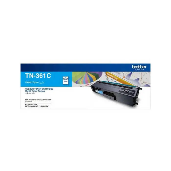 Brother TN-361 Mavi Orijinal Toner - 1