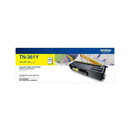 Brother TN-361 Original Yellow Toner Cartridge - 1