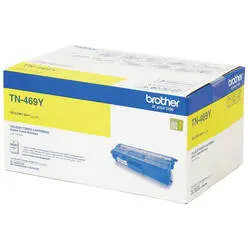 Brother TN-469 Original Ultra High Yield Yellow Toner Cartridge - 1