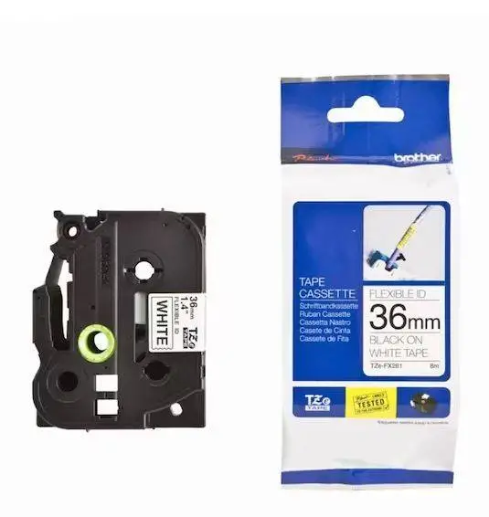 Brother TZe-261 36mm Black on White Laminated Label - 1