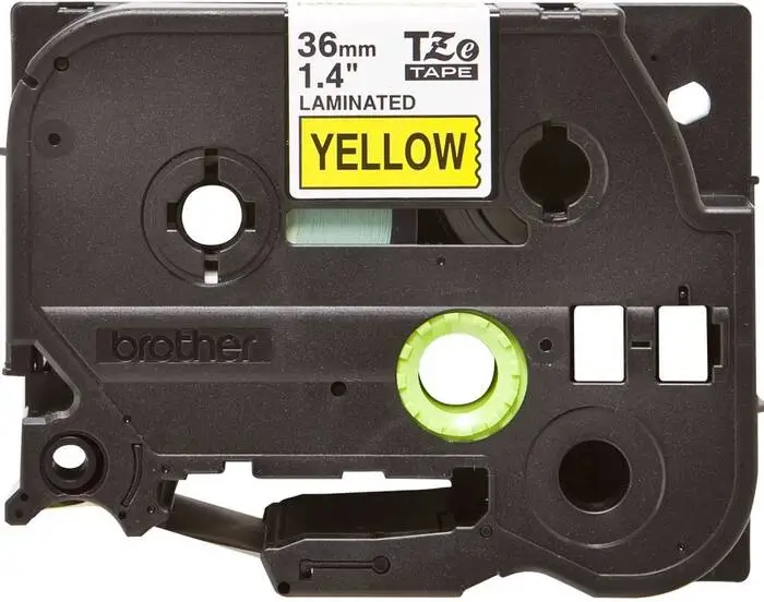 Brother TZe-661 36mm Black on Yellow Laminated Label - 2