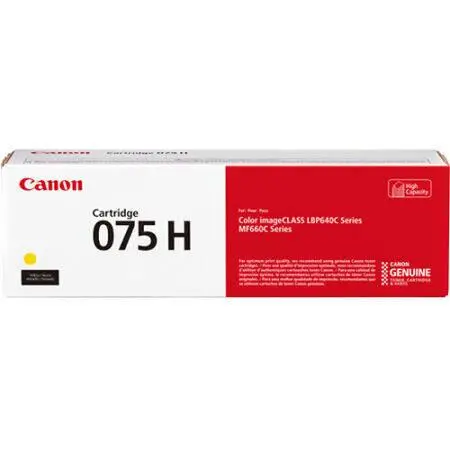 Canon 075H-6366C001 Sarı Yüksek Kapasiteli Orijinal Toner - 1