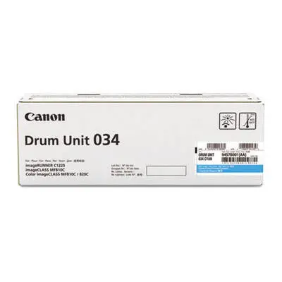 Canon C-EXV-034 Cyan Original Copier Drum Unit - 1