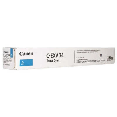 Canon C-EXV-34 Mavi Orijinal Fotokopi Toneri - Canon