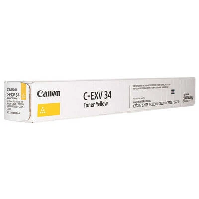 Canon C-EXV-34 Sarı Orijinal Fotokopi Toneri - Canon