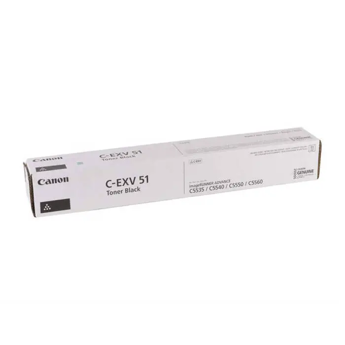 Canon C-EXV-51 Black Original Copier Toner - 1