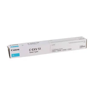 Canon C-EXV-51 Cyan Original Copier Toner - 1