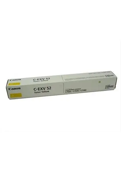 Canon C-EXV-52Y Sarı Orijinal Toner - 1