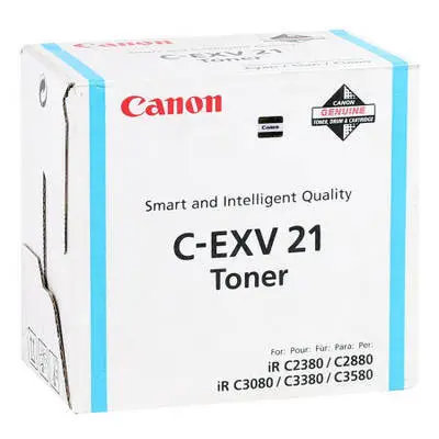 Canon C-EXV-21 Cyan Original Copier Toner - 1
