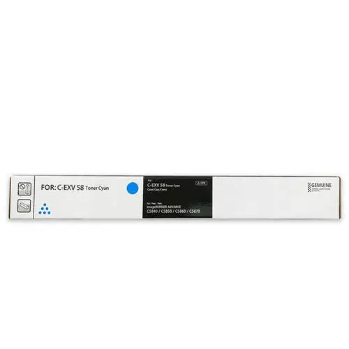 Canon C-EXV 58 Cyan Original Toner - 1