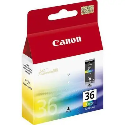 Canon CLI-36 Renkli Orijinal Kartuş - 1
