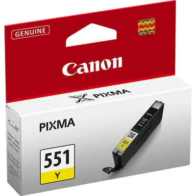 Canon CLI-551 Original Yellow Cartridge - Canon
