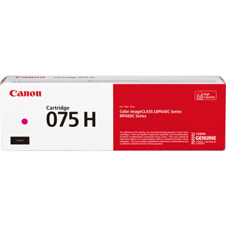Canon CRG-075H 6367C002 Original High Yield Magenta Toner - Canon