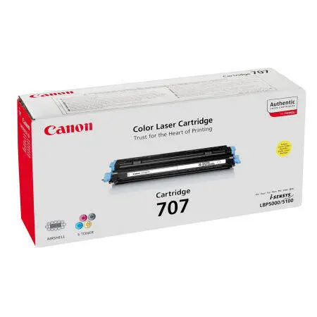 Canon CRG-707 Sarı Orijinal Toner - 1