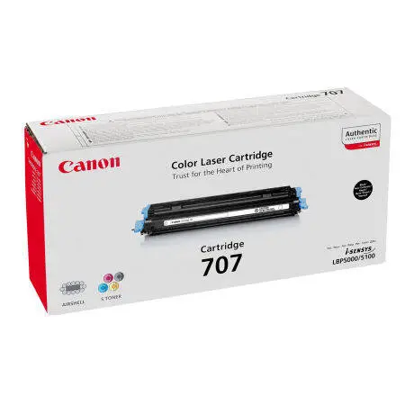 Canon CRG-707 Siyah Orijinal Toner - 1