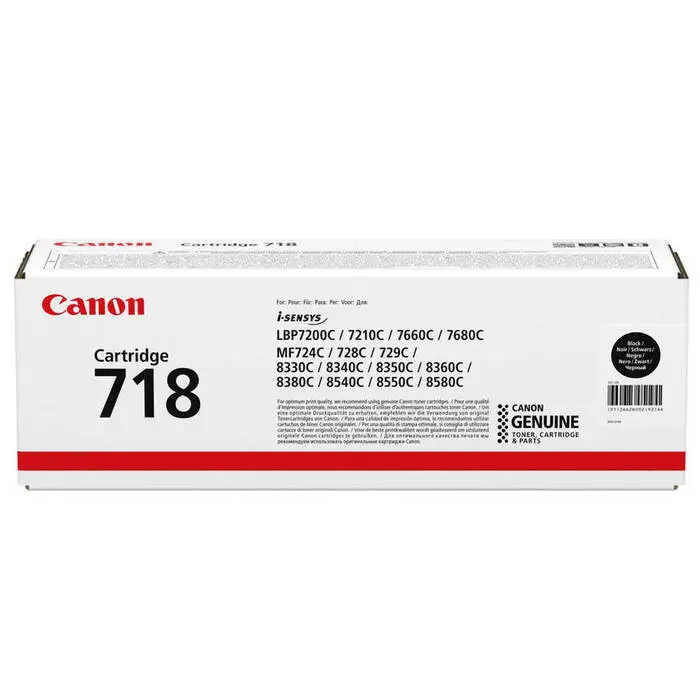 Canon CRG-718 Black Original Toner - 1
