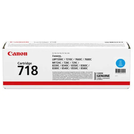 Canon CRG-718 Cyan Original Toner - 1