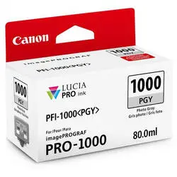 Canon PFI-1000PGY Foto Gri Orijinal Kartuş - 1