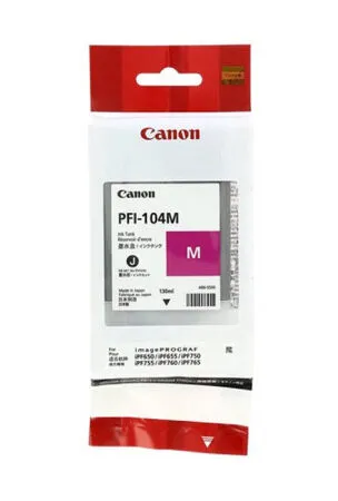 Canon PFI-104M Kırmızı Orijinal Kartuş - 1