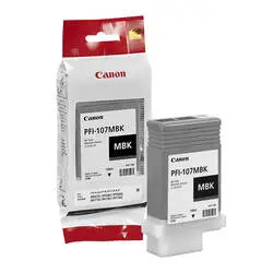 Canon PFI-107MBK Mat Siyah Orijinal Kartuş - 1
