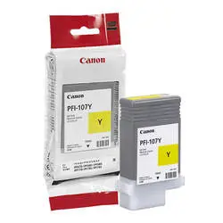 Canon PFI-107Y Sarı Orijinal Kartuş - 1
