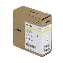 Canon PFI-110Y Yellow Original Cartridge - 1
