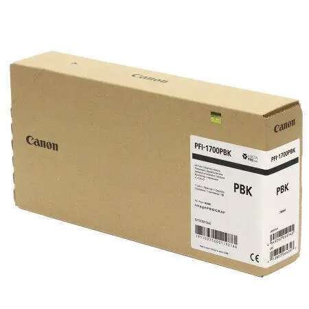 Canon PFI-1700PBK/0775C001 Foto Siyah Orijinal Kartuş - 1