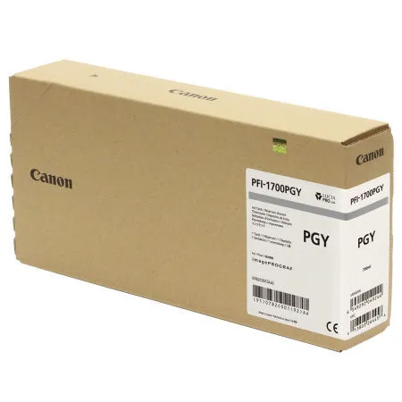 Canon PFI-1700PGY/0782C001 Foto Gri Orijinal Kartuş - 1