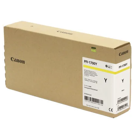Canon PFI-1700Y/0778C001 Sarı Orijinal Kartuş - 1