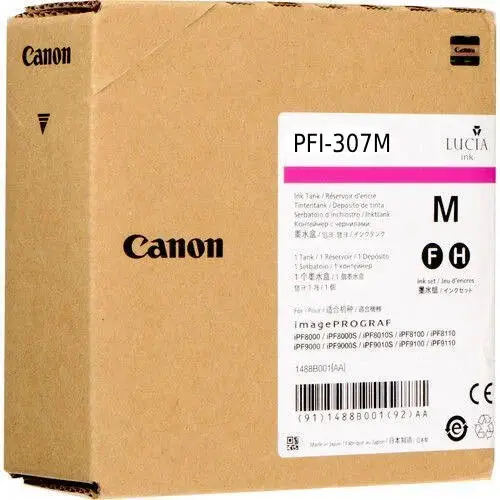 Canon PFI-307M Kırmızı Orijinal Kartuş - 1
